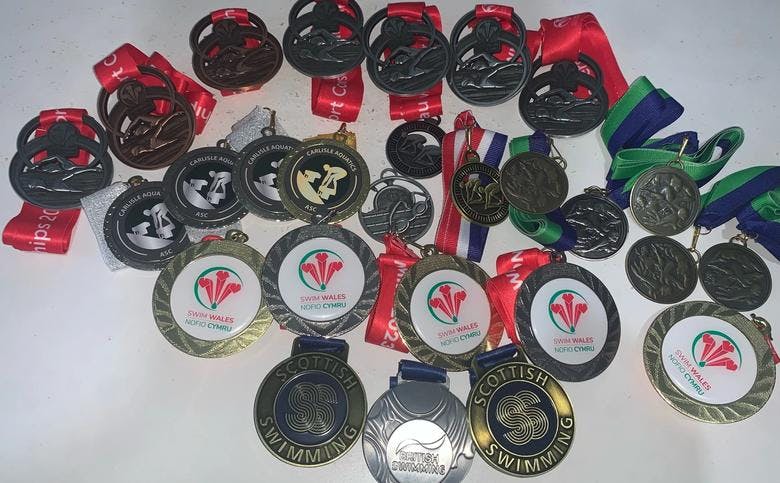 Scott Mitchell's medal haul at 2023 national meets