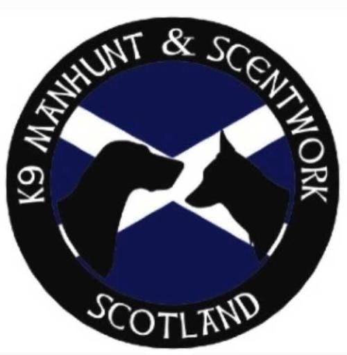Logo for K9 Manhunt and Scentwork